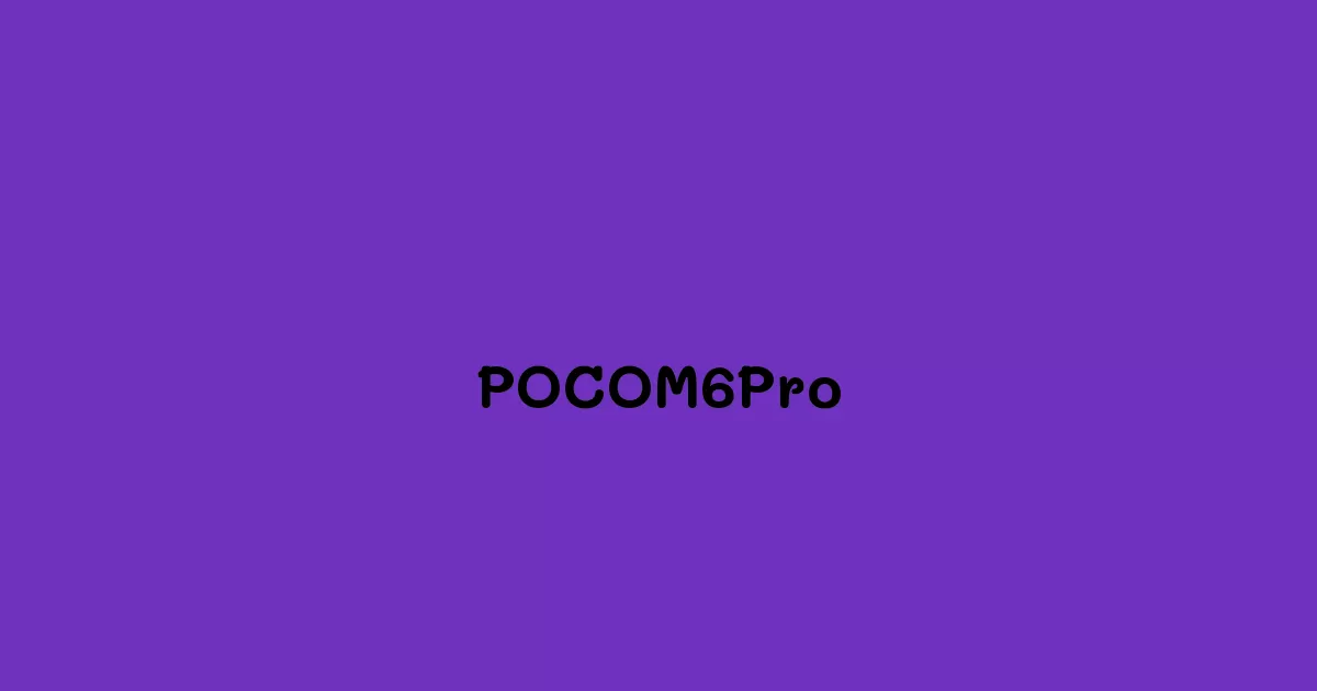 POCOM6Pro